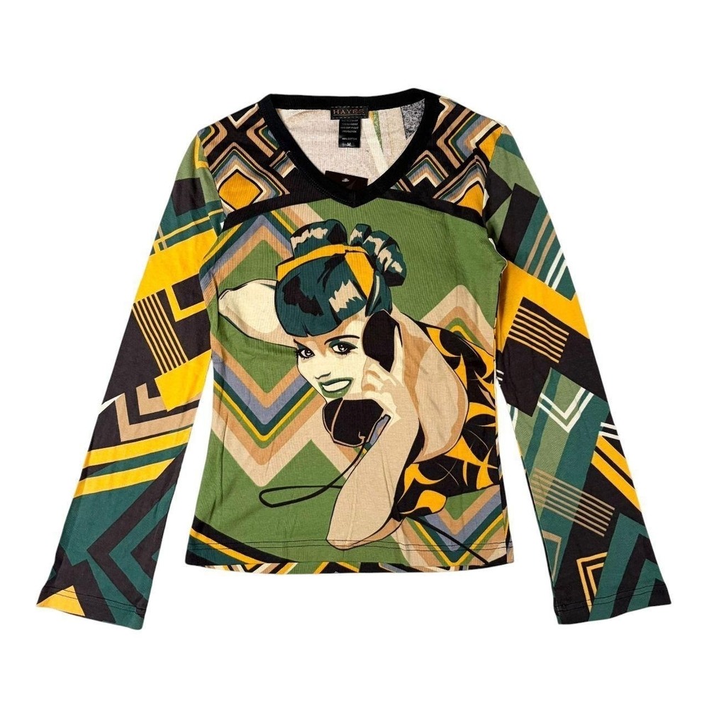 deadstock Hayes rare telephone girl graphic long sleeve